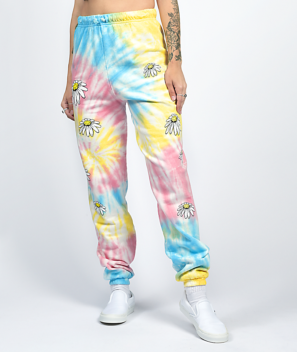 rainbow tie dye sweatpants