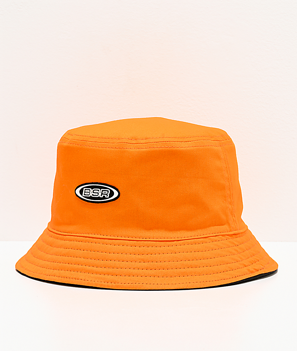 orange bucket hat