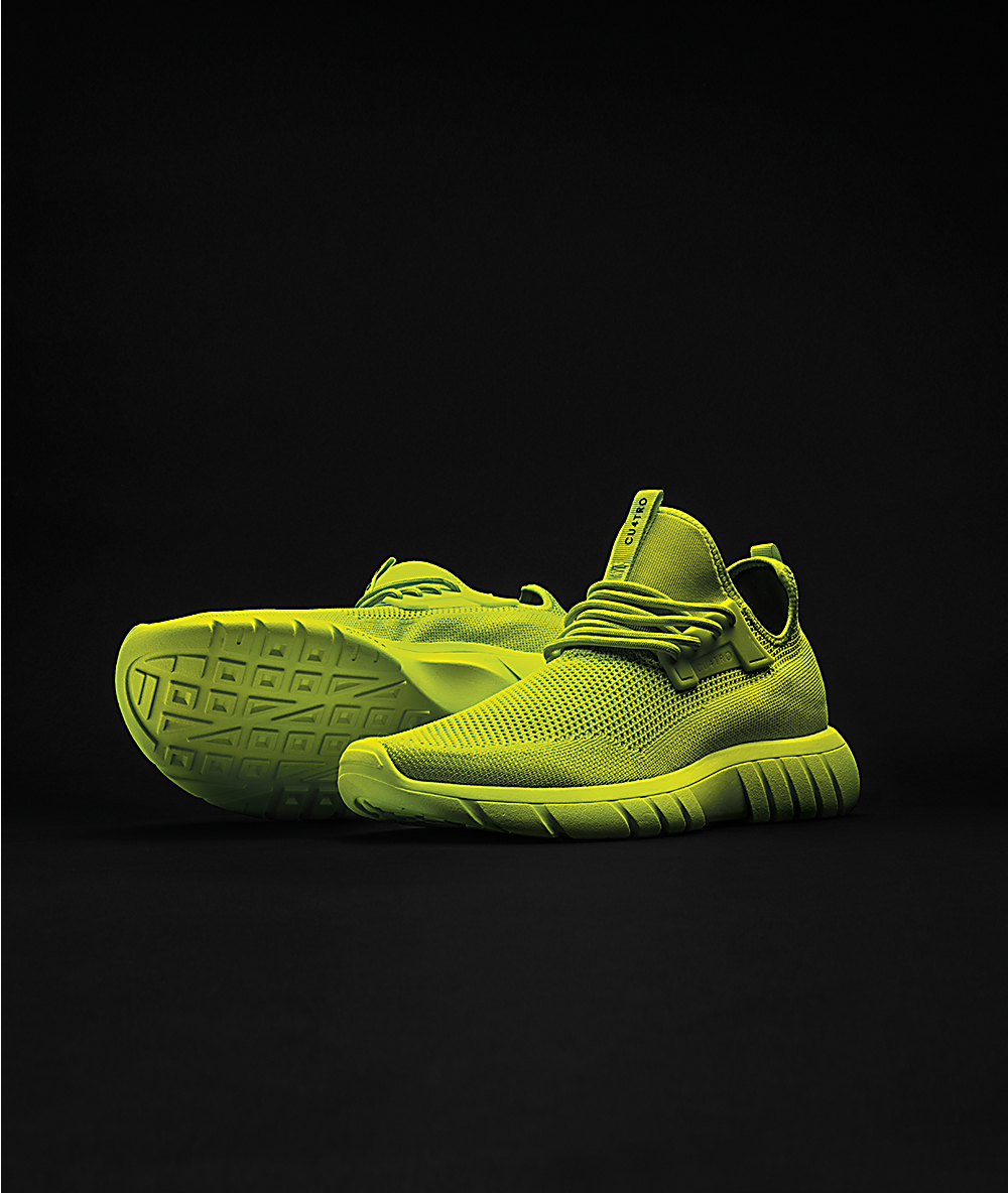 lime green tennis shoes