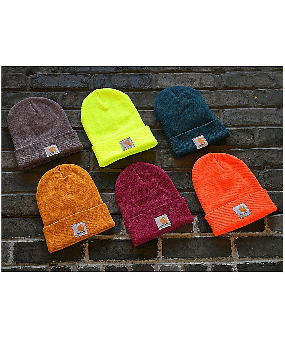carhartt lime green beanie