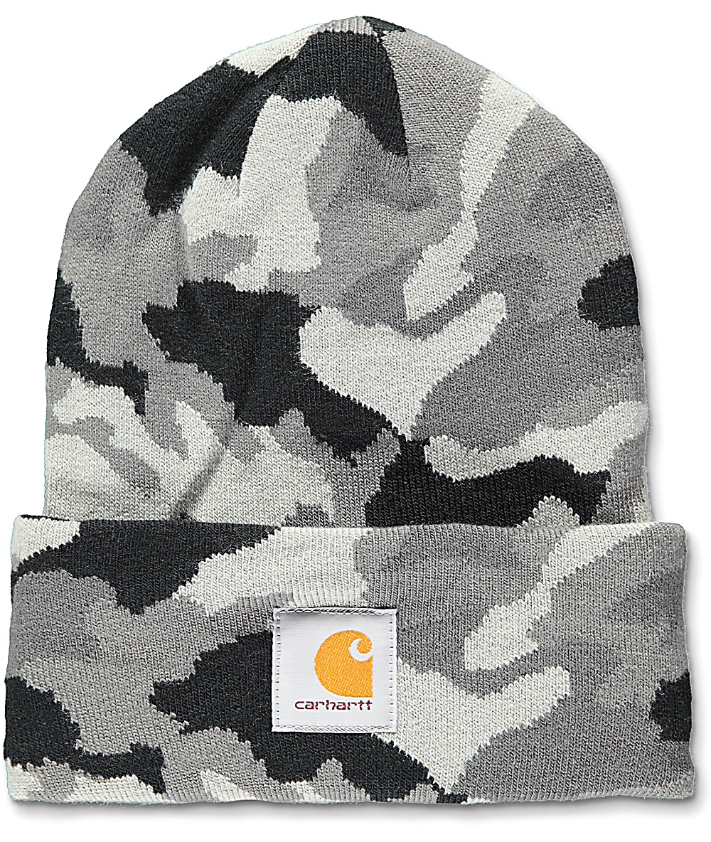 carhartt camouflage beanie