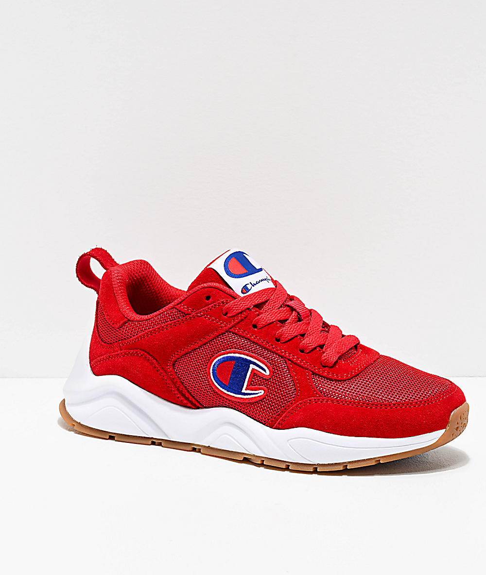 red champion tennis shoes