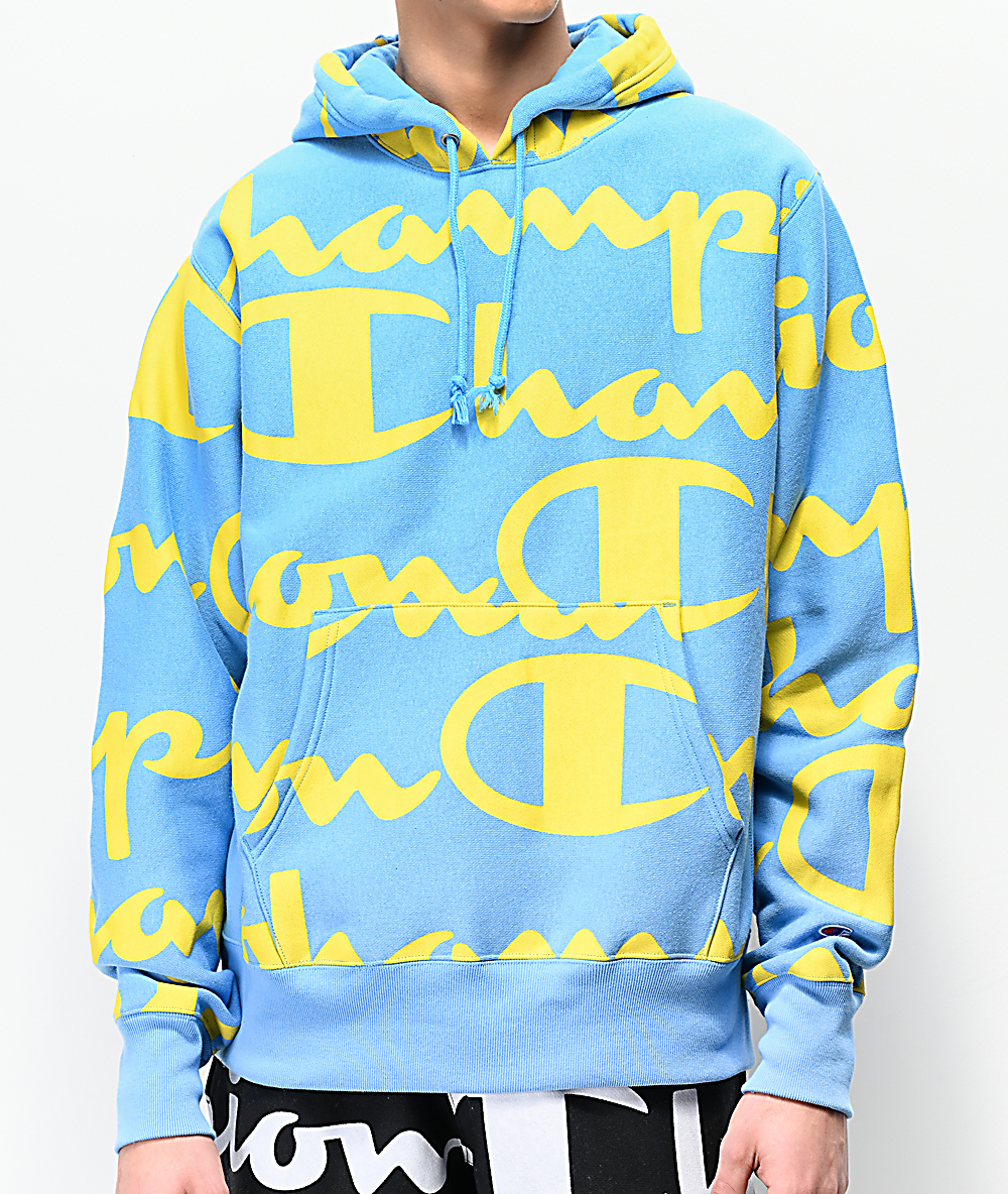 blue champion hoodie canada