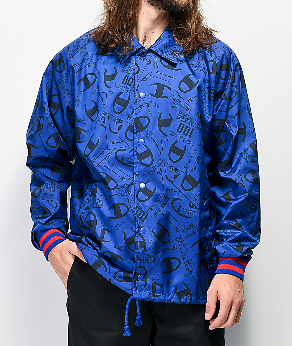 champion satin coaches jacket