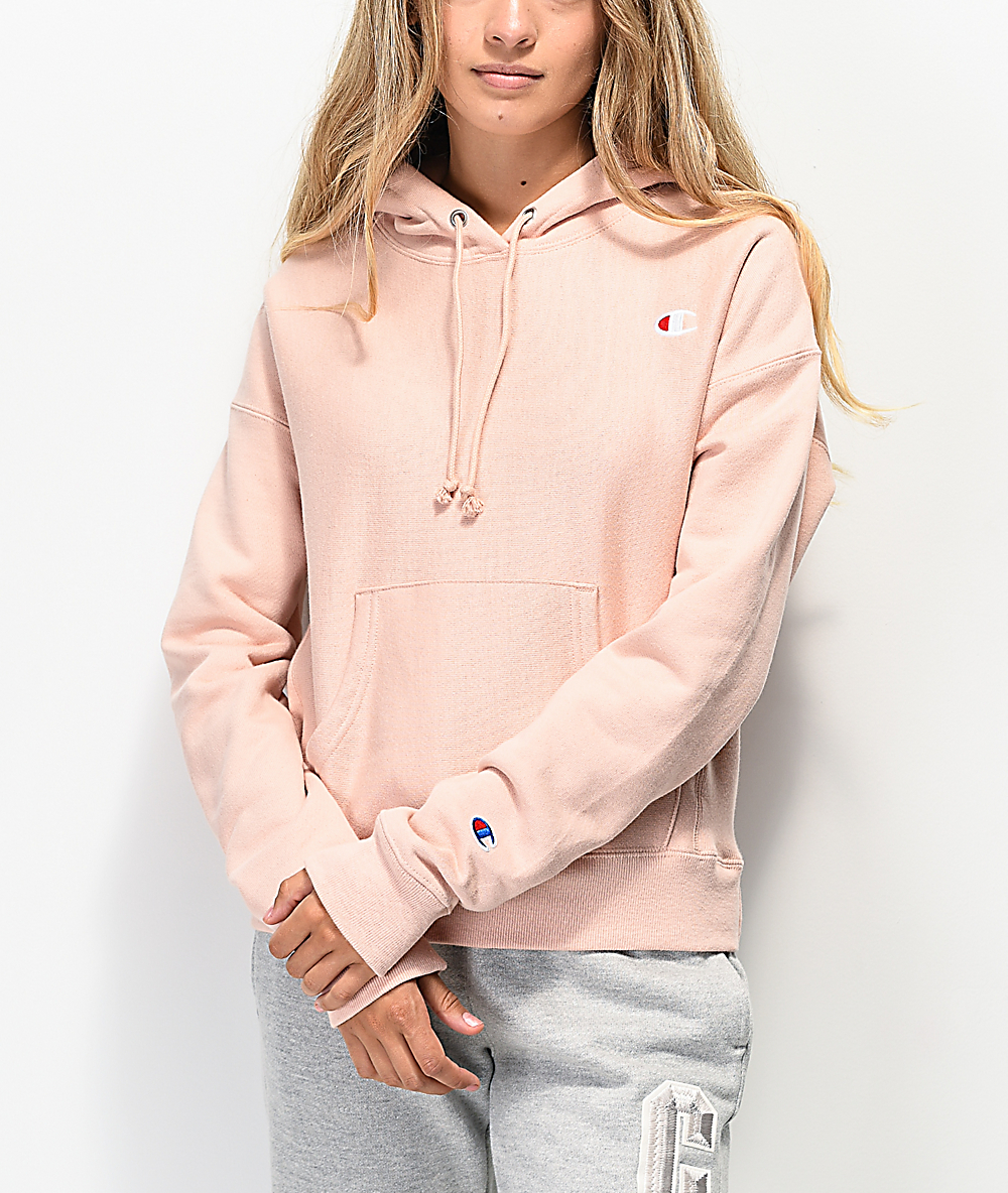 champion sudadera rosa