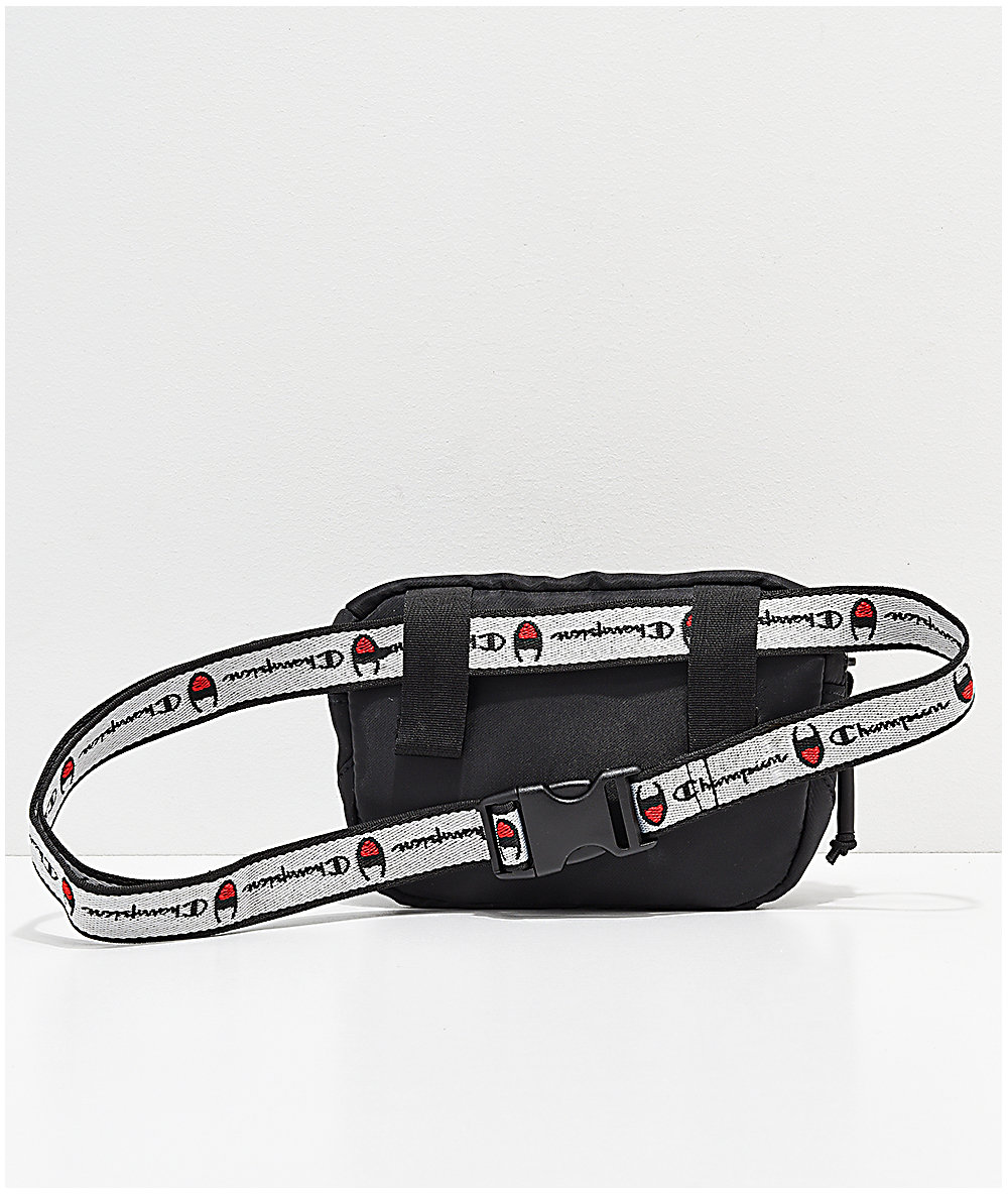 champion the attribute black fanny pack