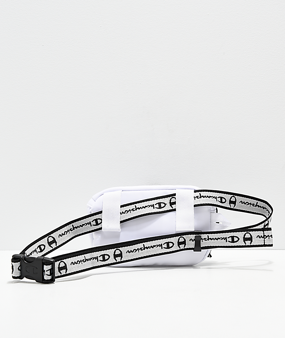 champion attribute 2.0 white fanny pack