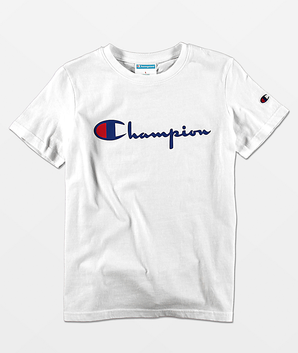 champion evo taped t shirt