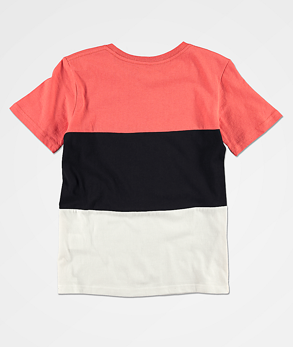 Champion Boys Heritage Colorblock Red Black White T Shirt