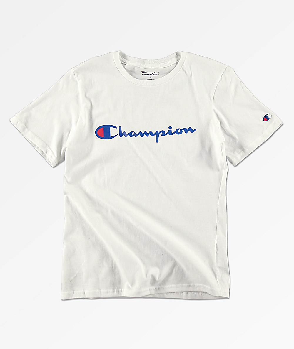 champion t shirt youth off 55% - www 