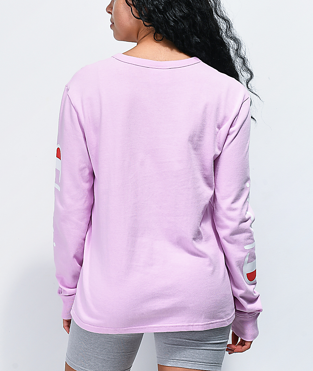 light pink champion long sleeve