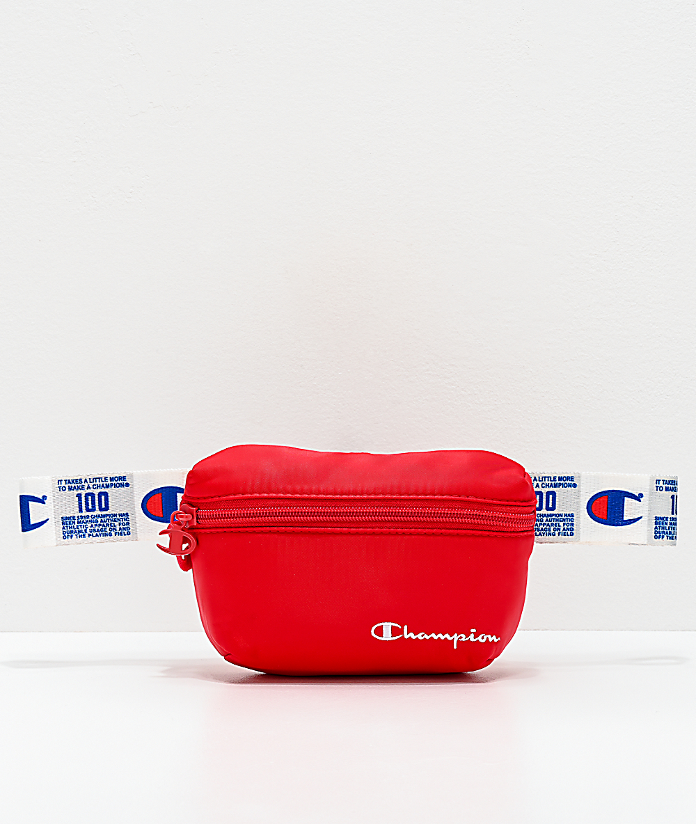 champion red fanny pack