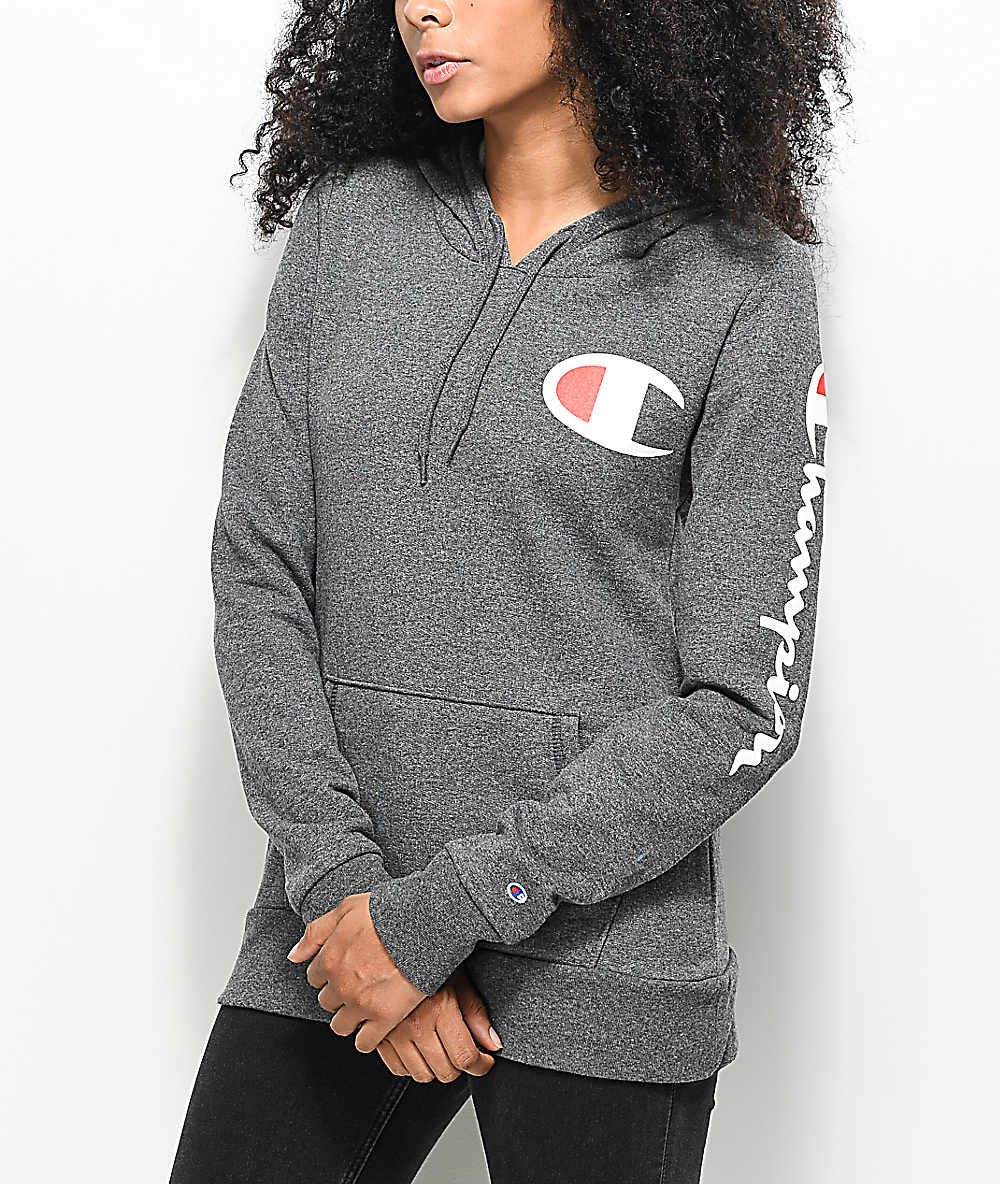 champion chest logo sweatshirt