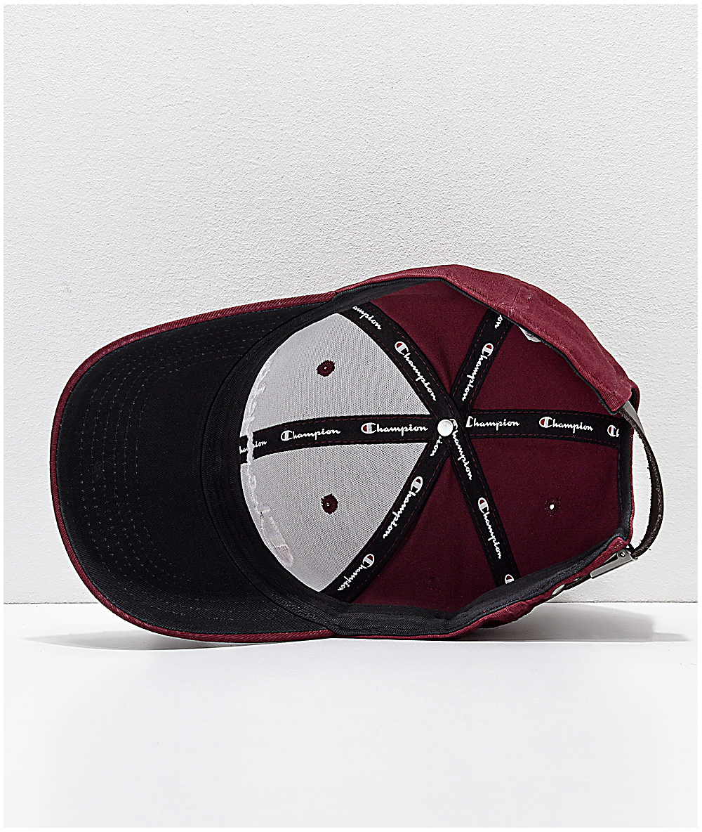 champion maroon hat