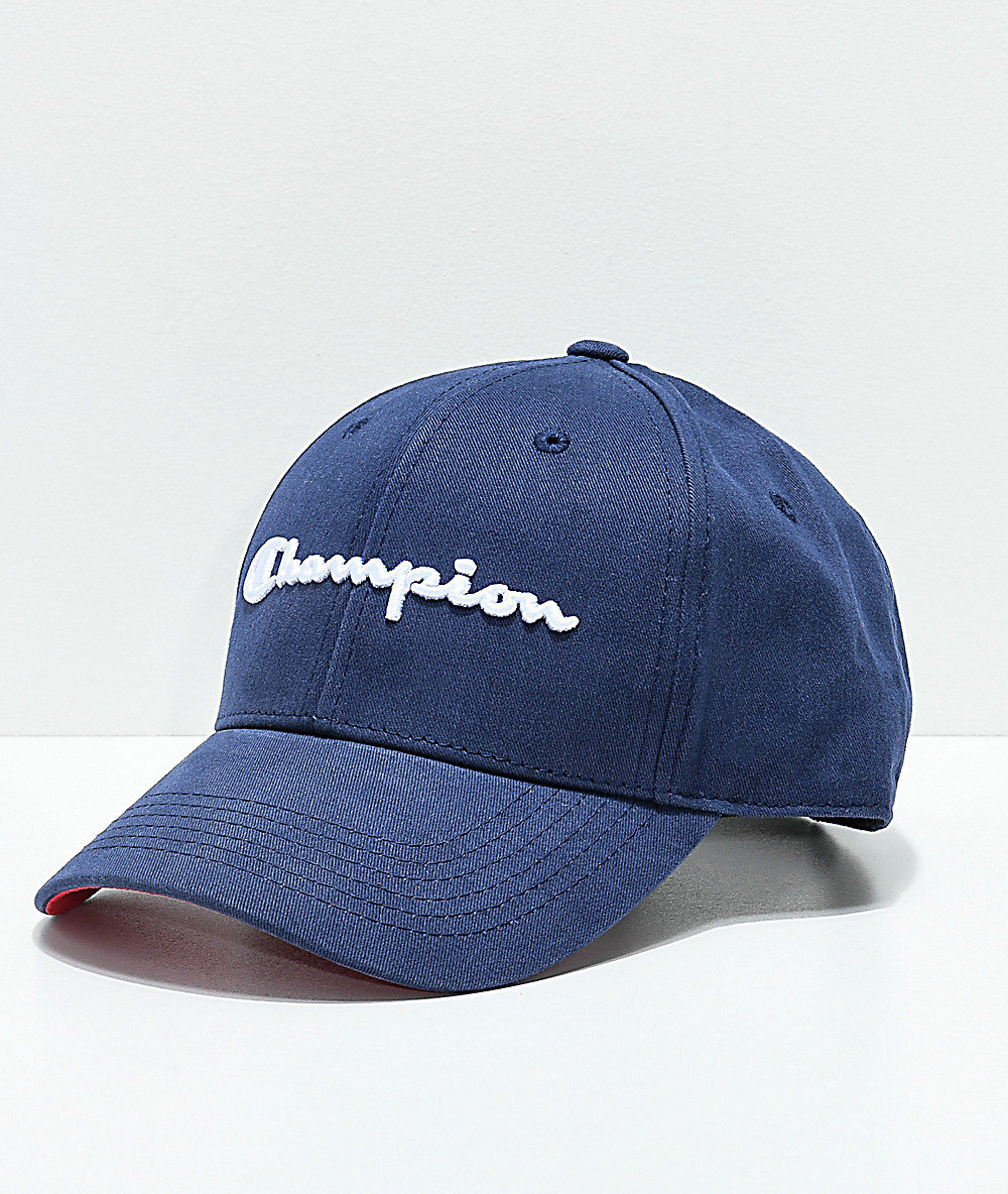 champion blue hat