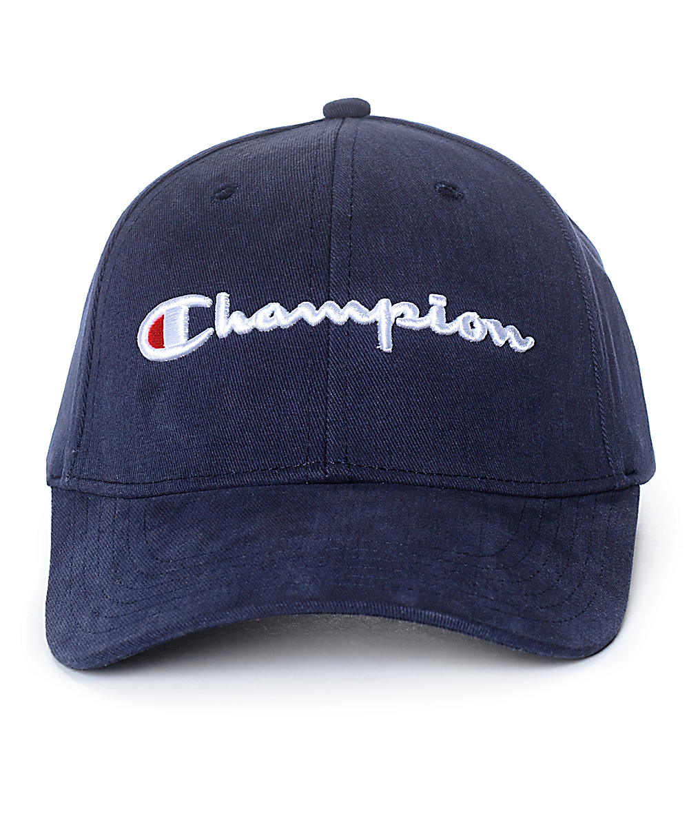 champion blue hat