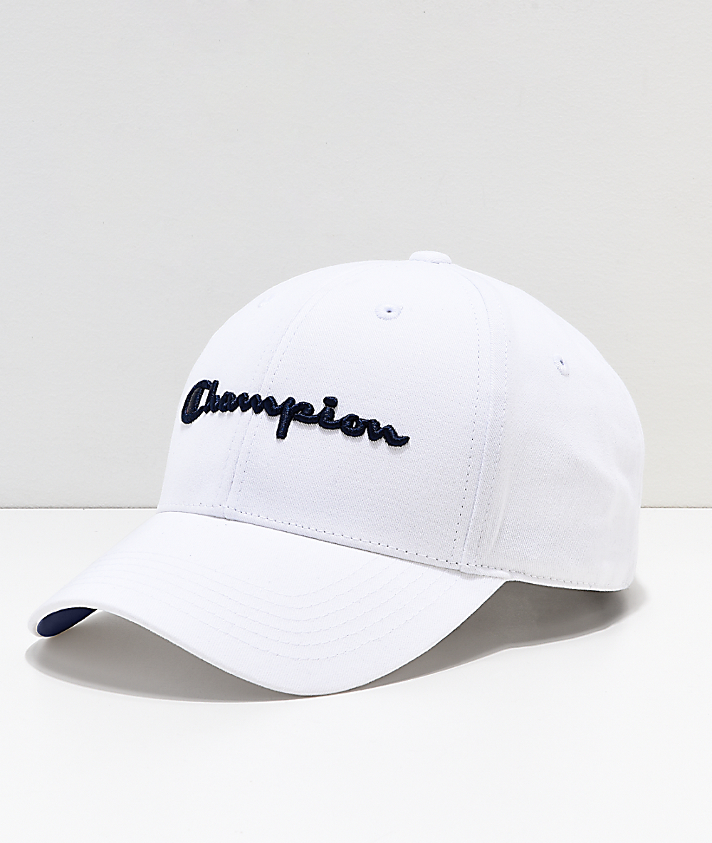 white champion hat