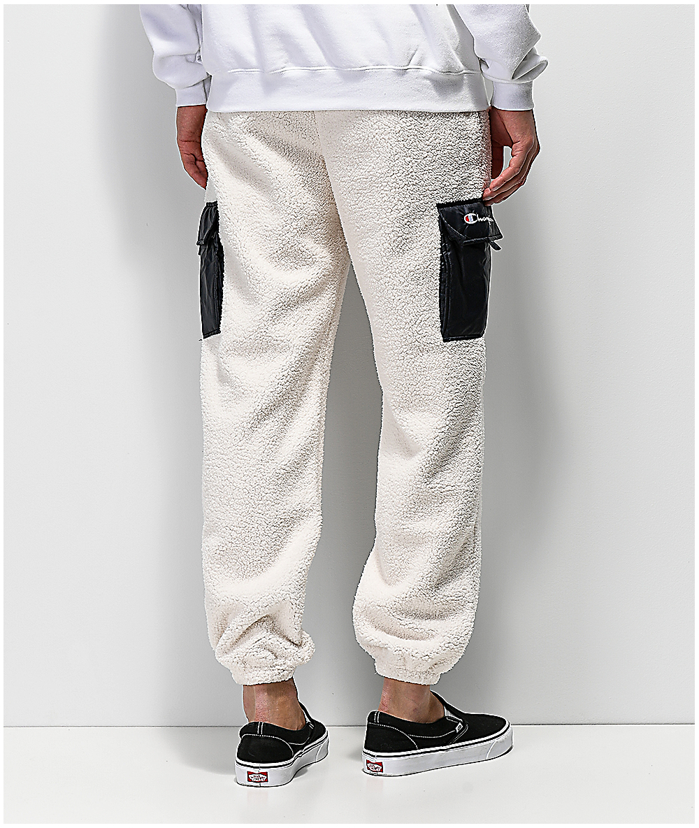 beige champion sweatpants