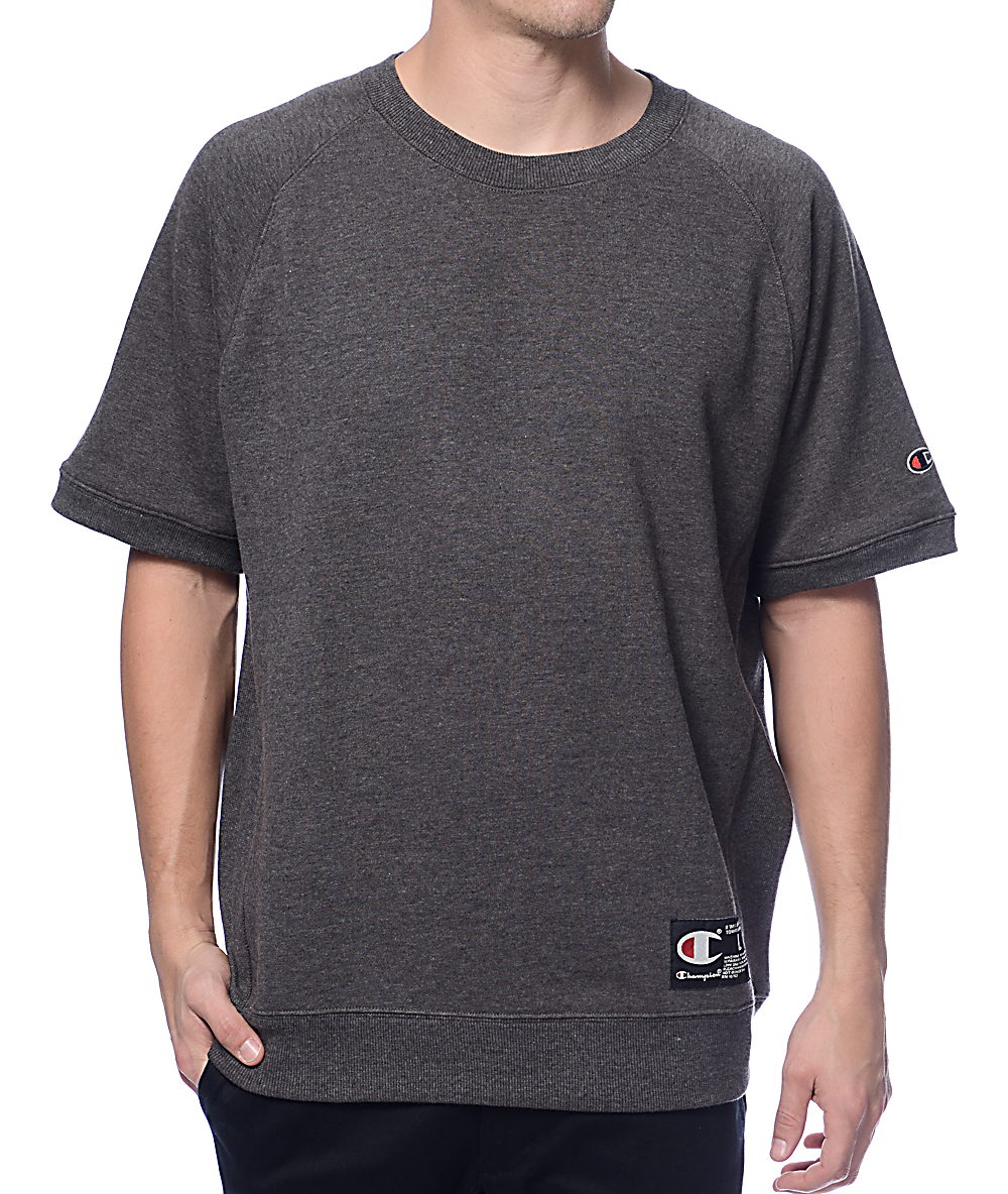 short sleeve crew sweatshirt