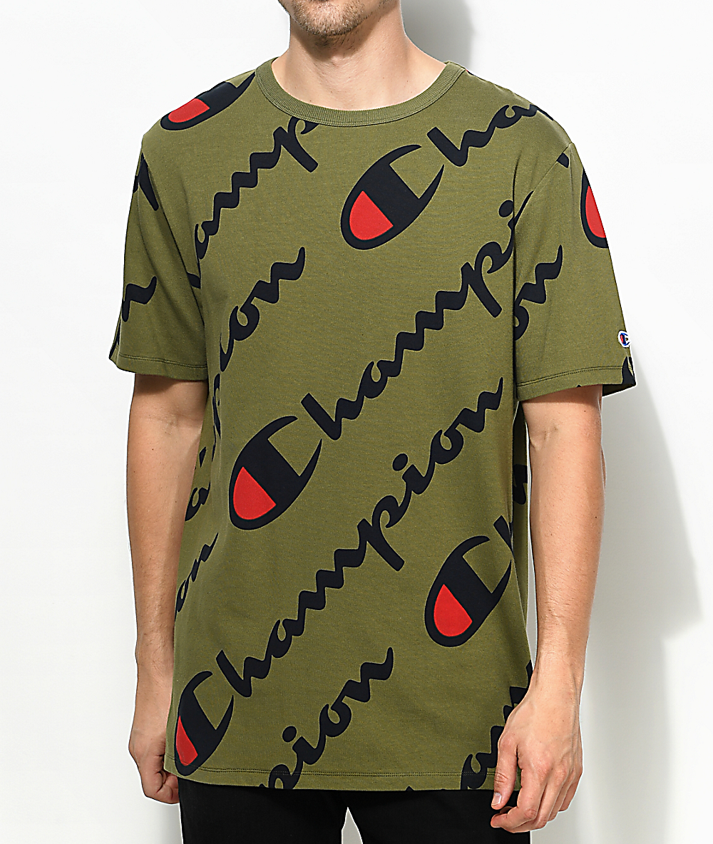 olive champion shirt