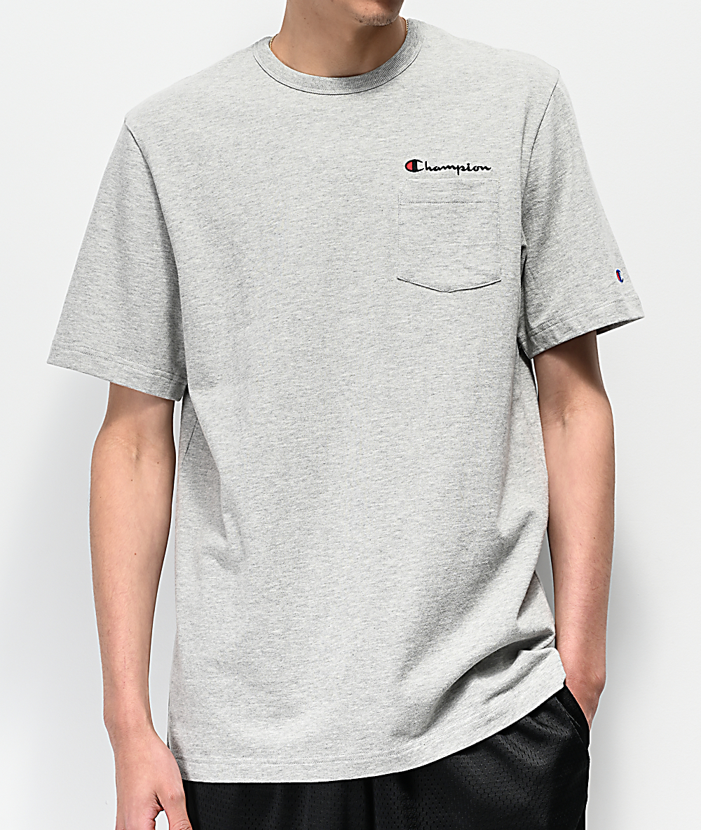 champion pocket tee shirts