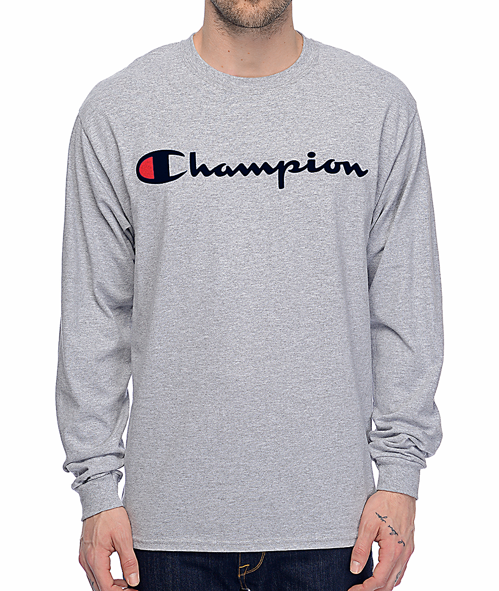 champion long t shirt