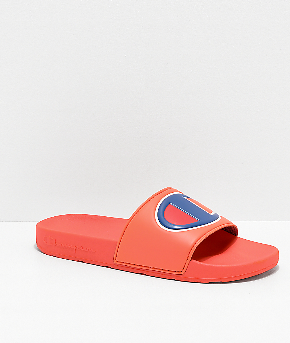 champion pink sandals