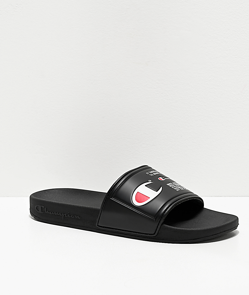 white champion slides