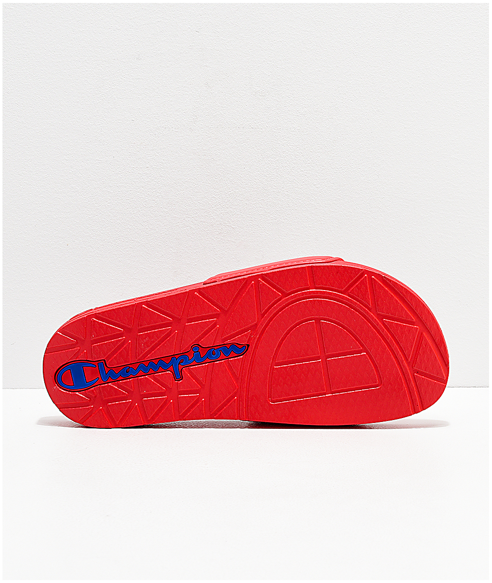 red champion sandals