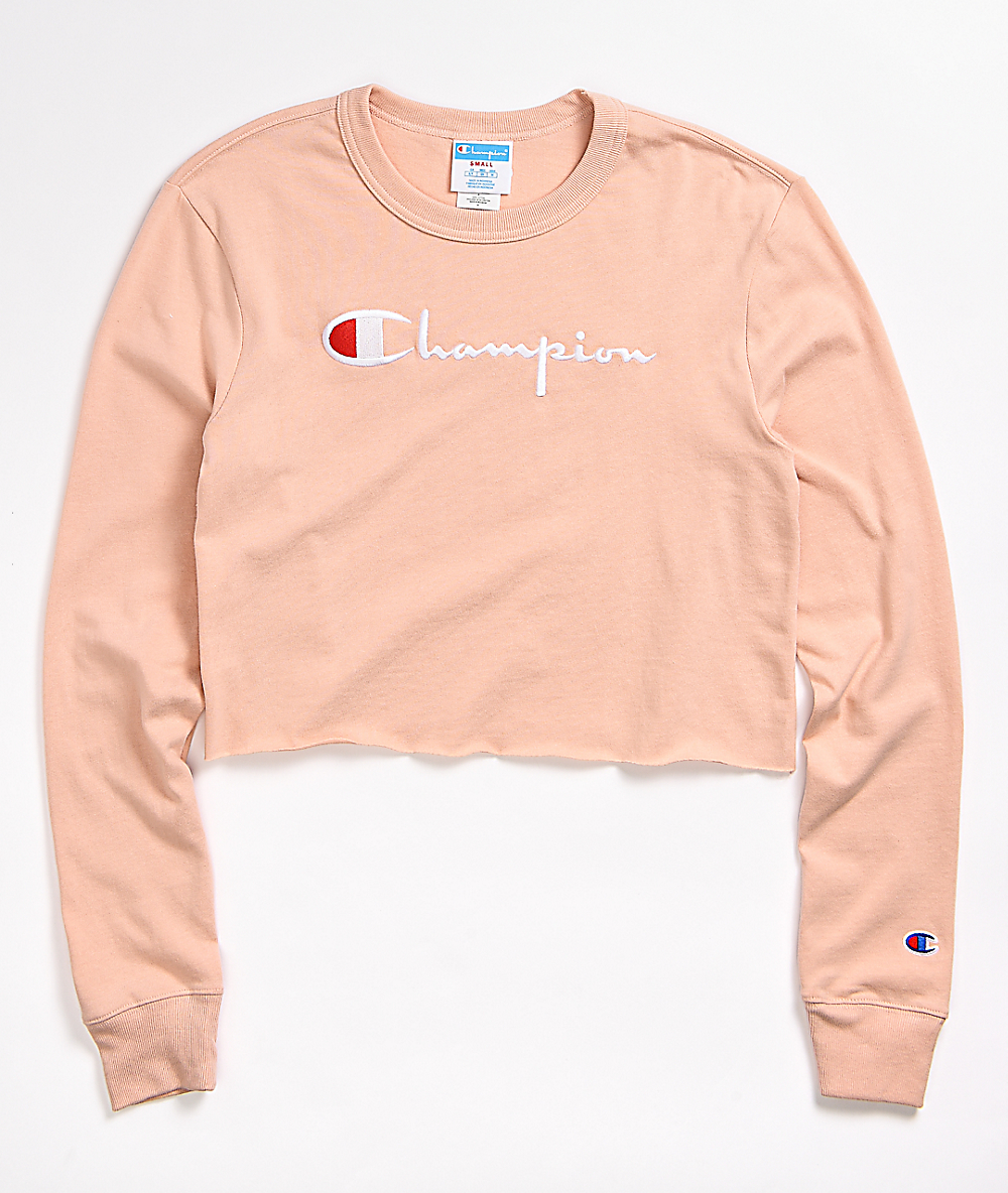 champion peach t shirt