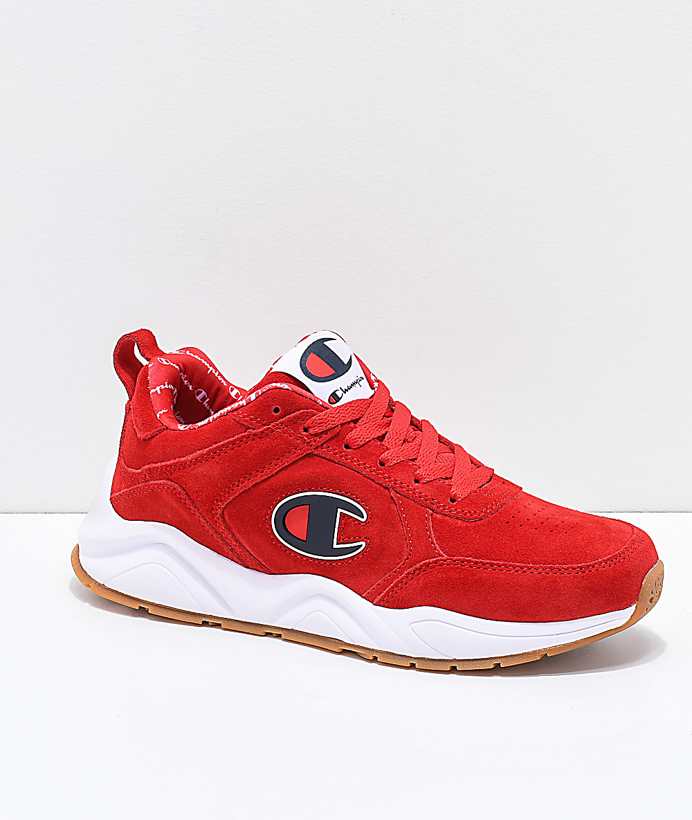 womens red champion shoes