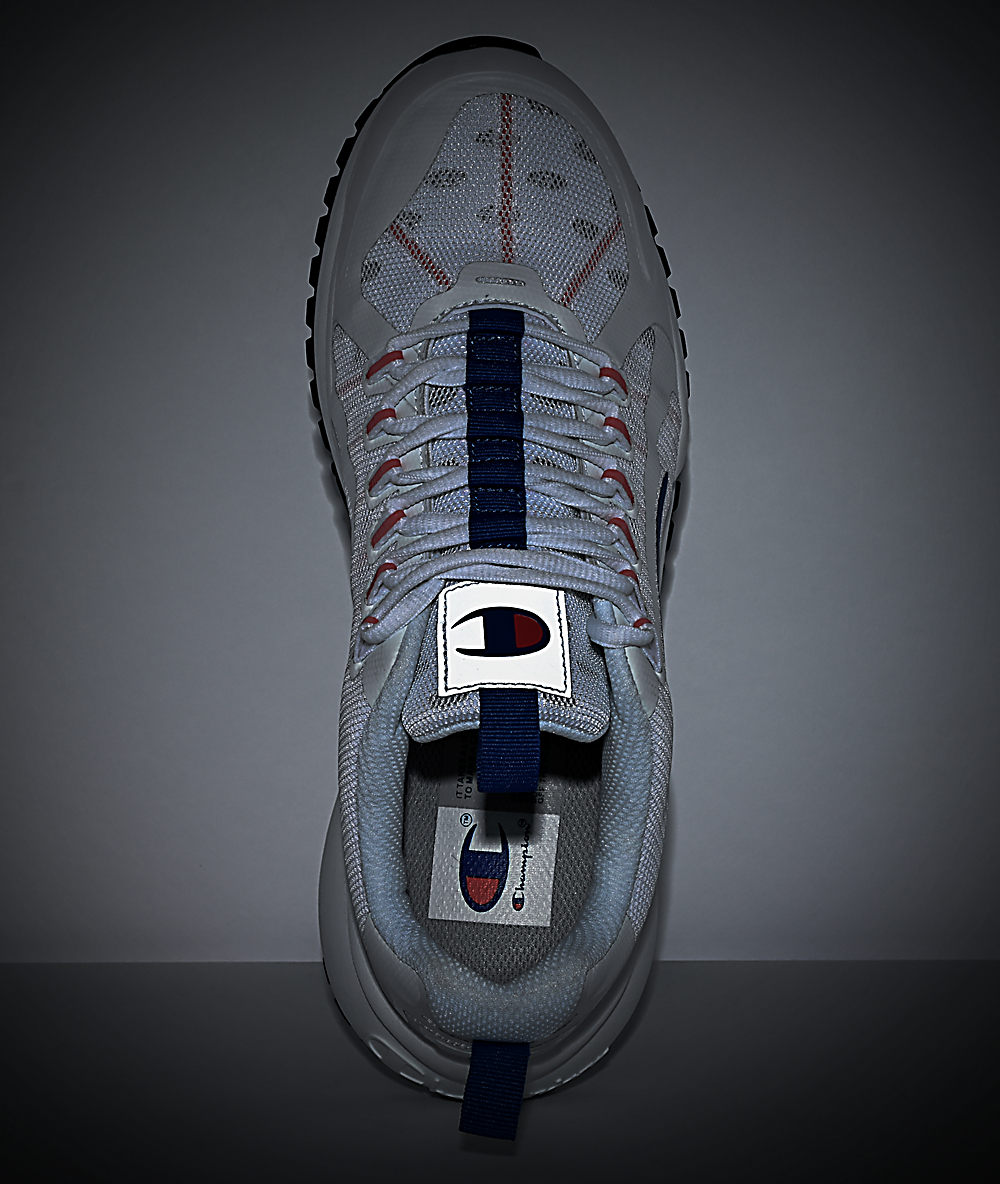 red white blue champion shoes
