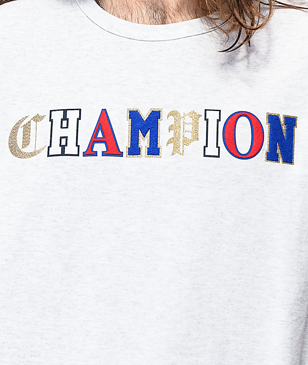 old school champion t shirt