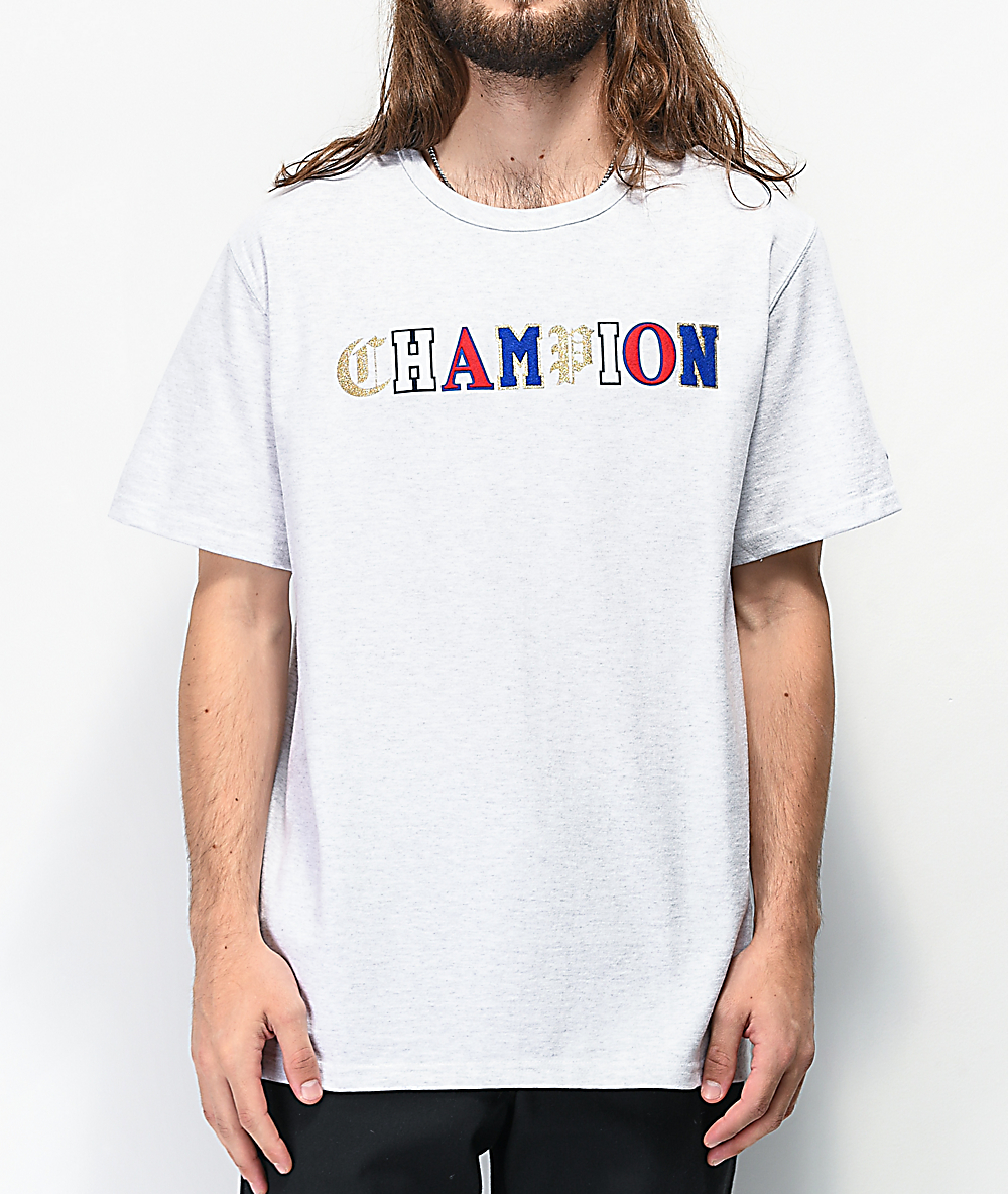 champion t shirt old school