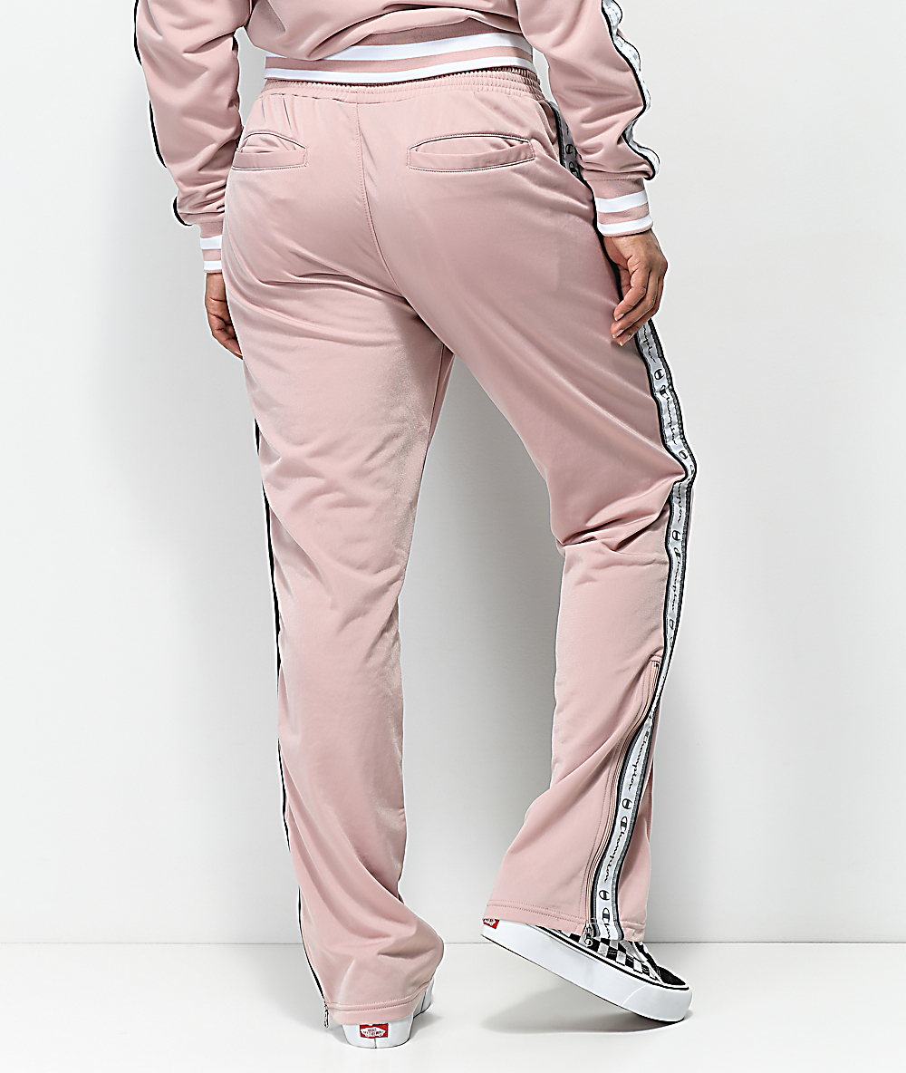 pink champion track pants