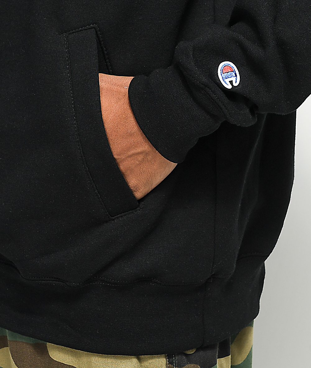 champion powerblend quarter zip