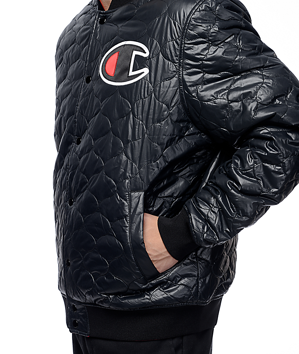 champion quilted bomber