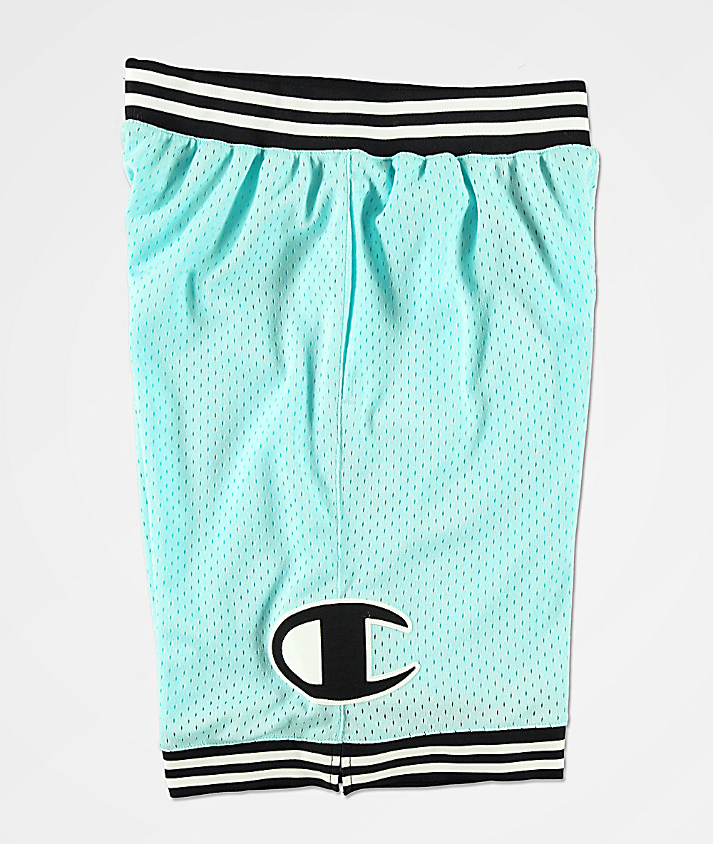 champion teal shorts