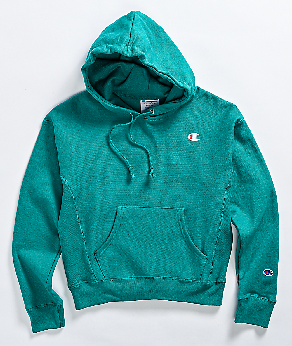 turquoise champion hoodie