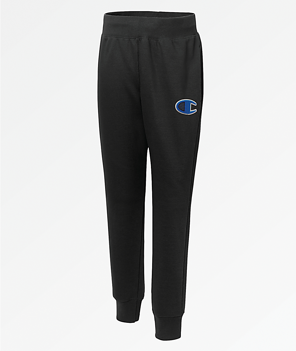 champion reverse weave chenille big c jogger