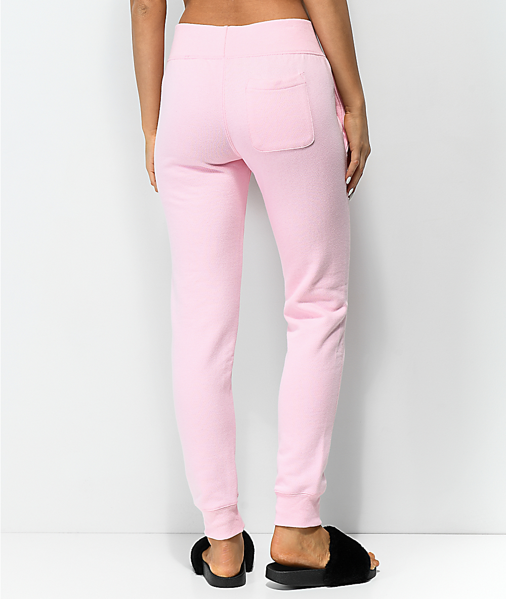 Dan Eigenlijk overschot Champion Reverse Weave Joggers Pink on Sale, SAVE 38% - abaroadrive.com
