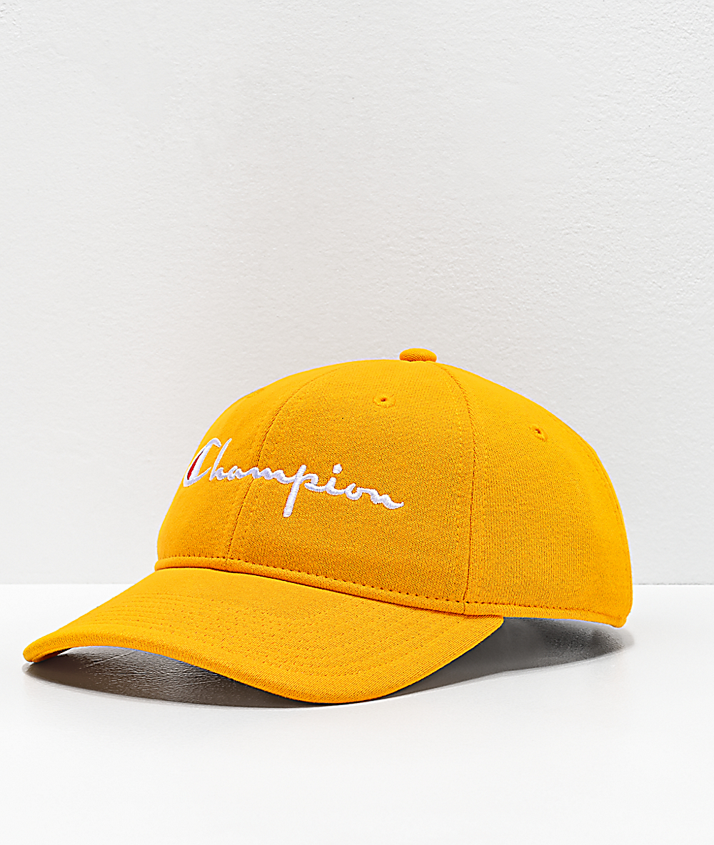 champion yellow hat