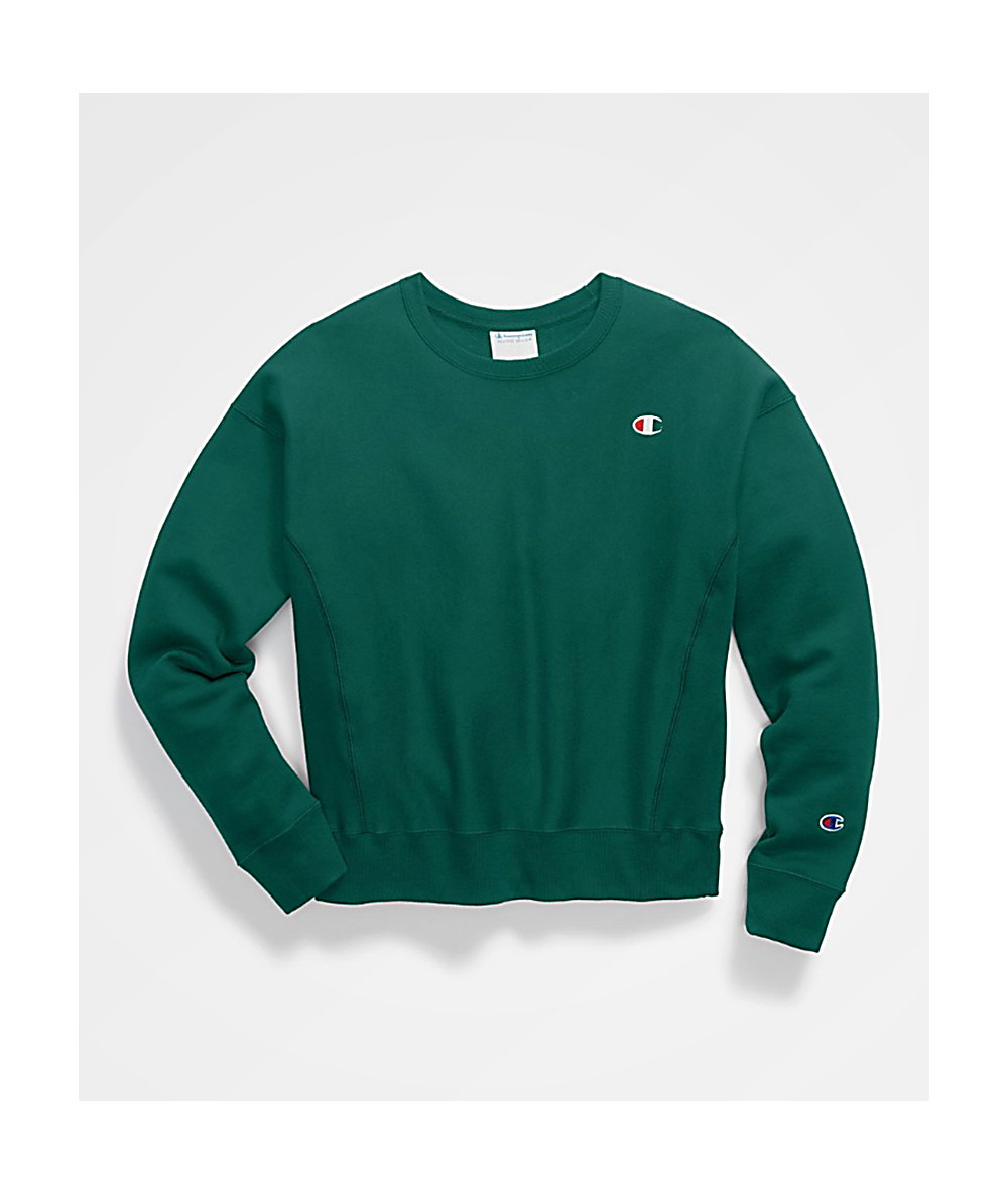 green champion sweater