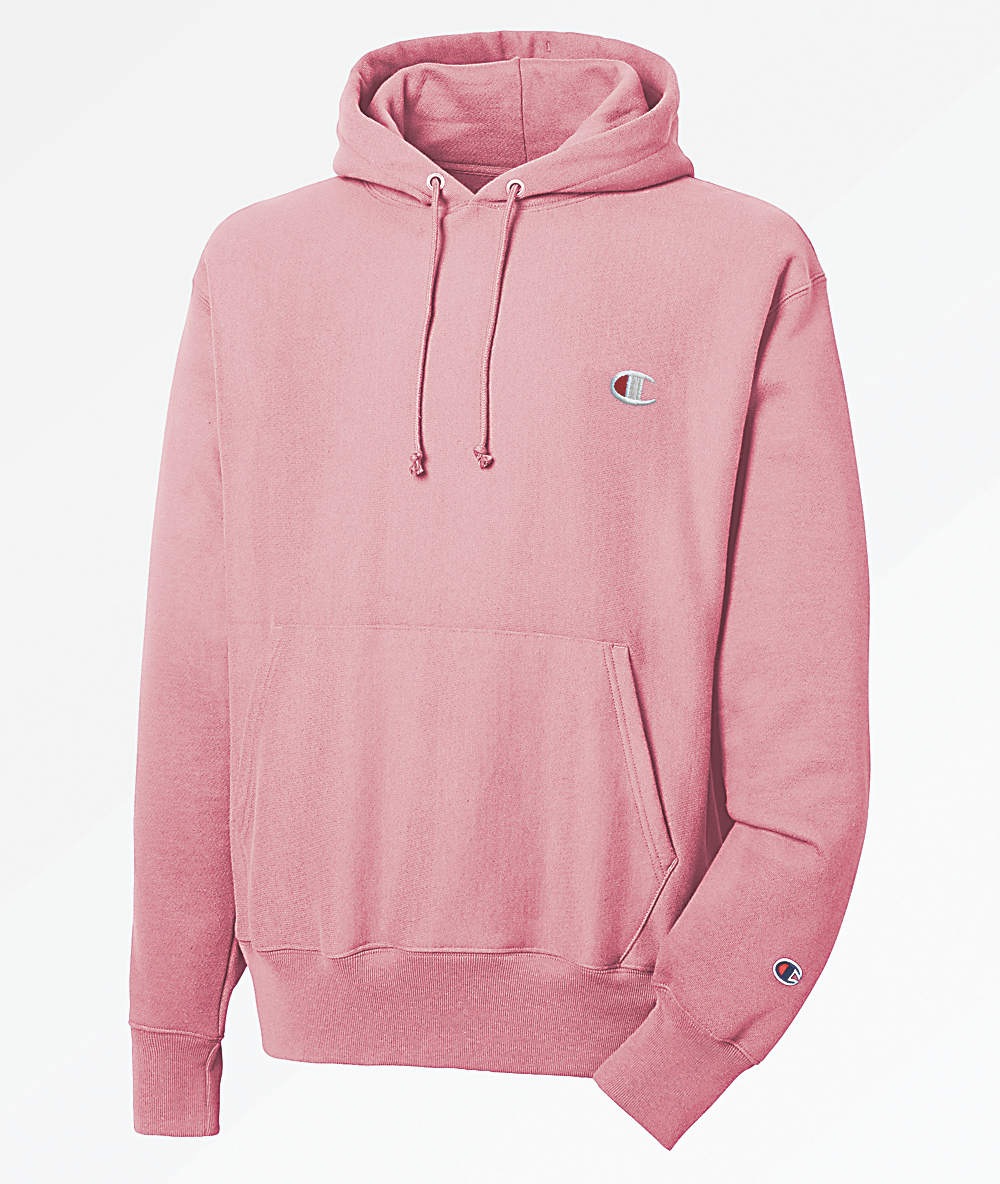 pastel pink champion hoodie
