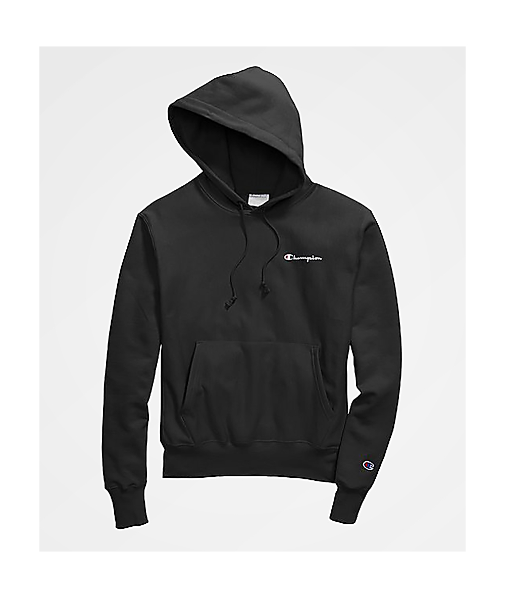 small script champion hoodie