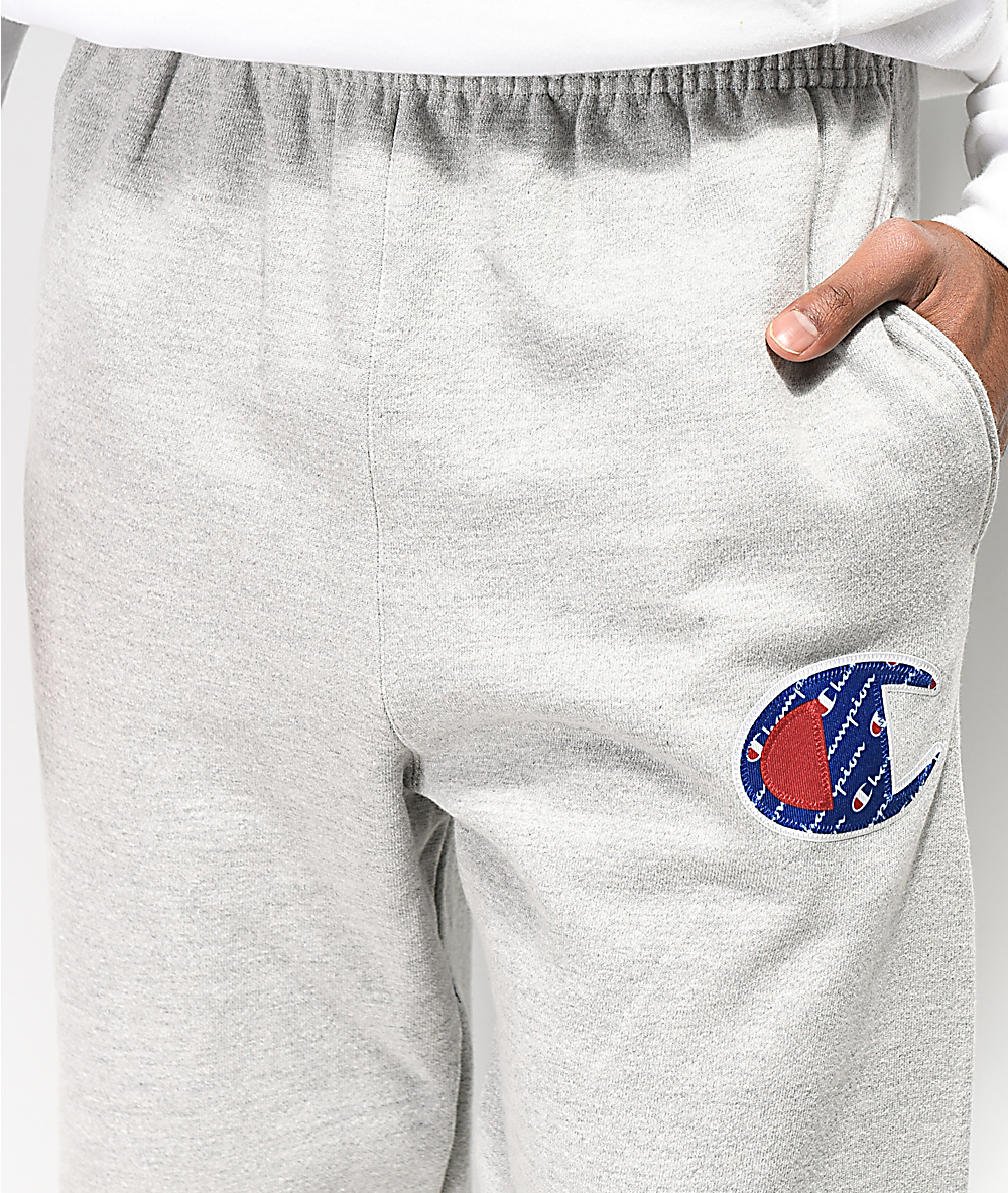 champion reverse weave sublimated c sweatpants