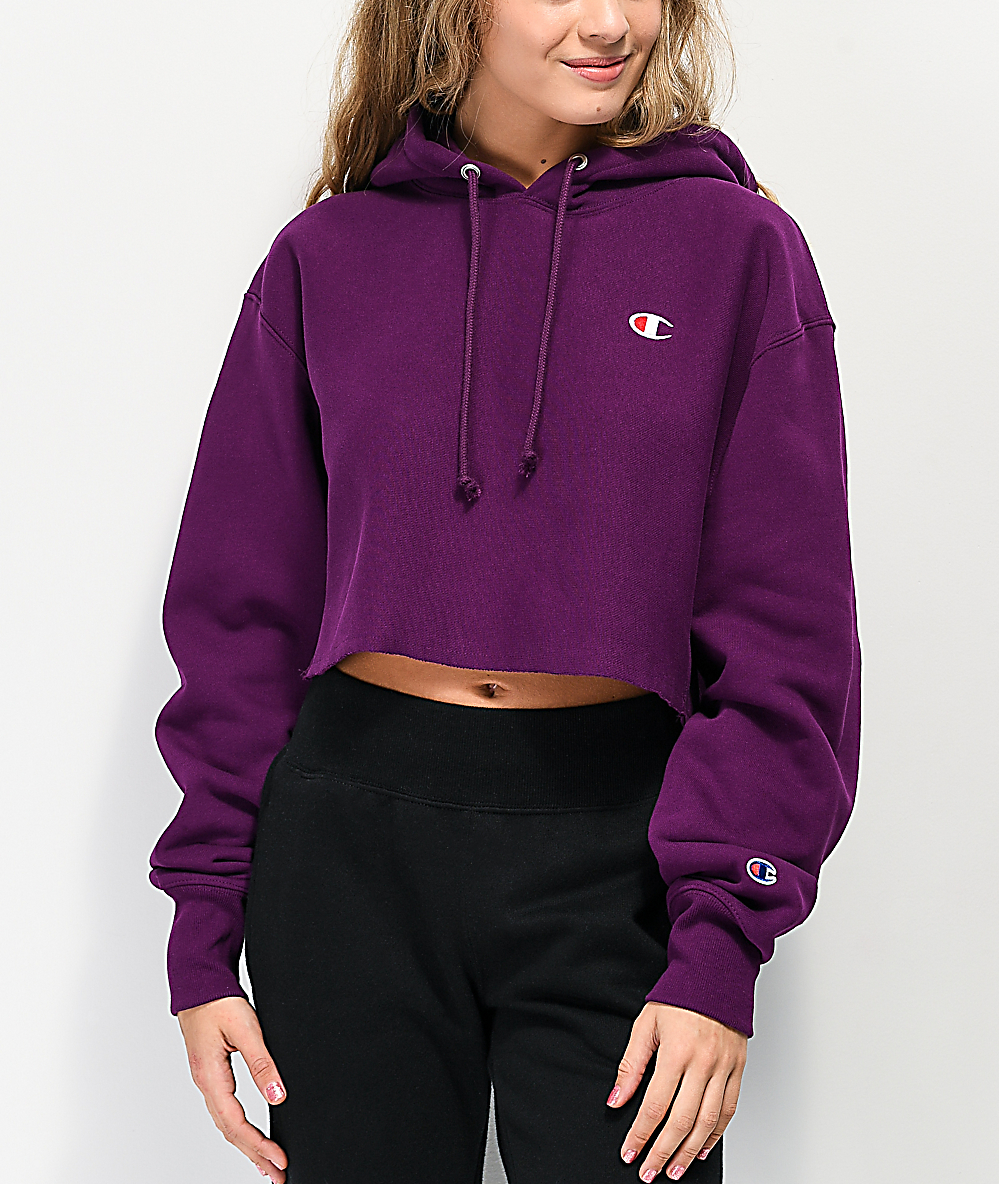 champion cropped pullover
