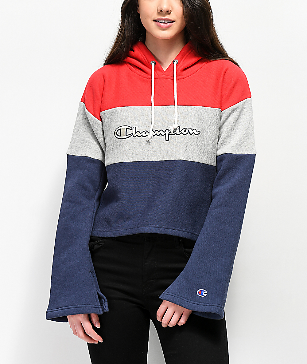 sudadera champion blanca sin capucha