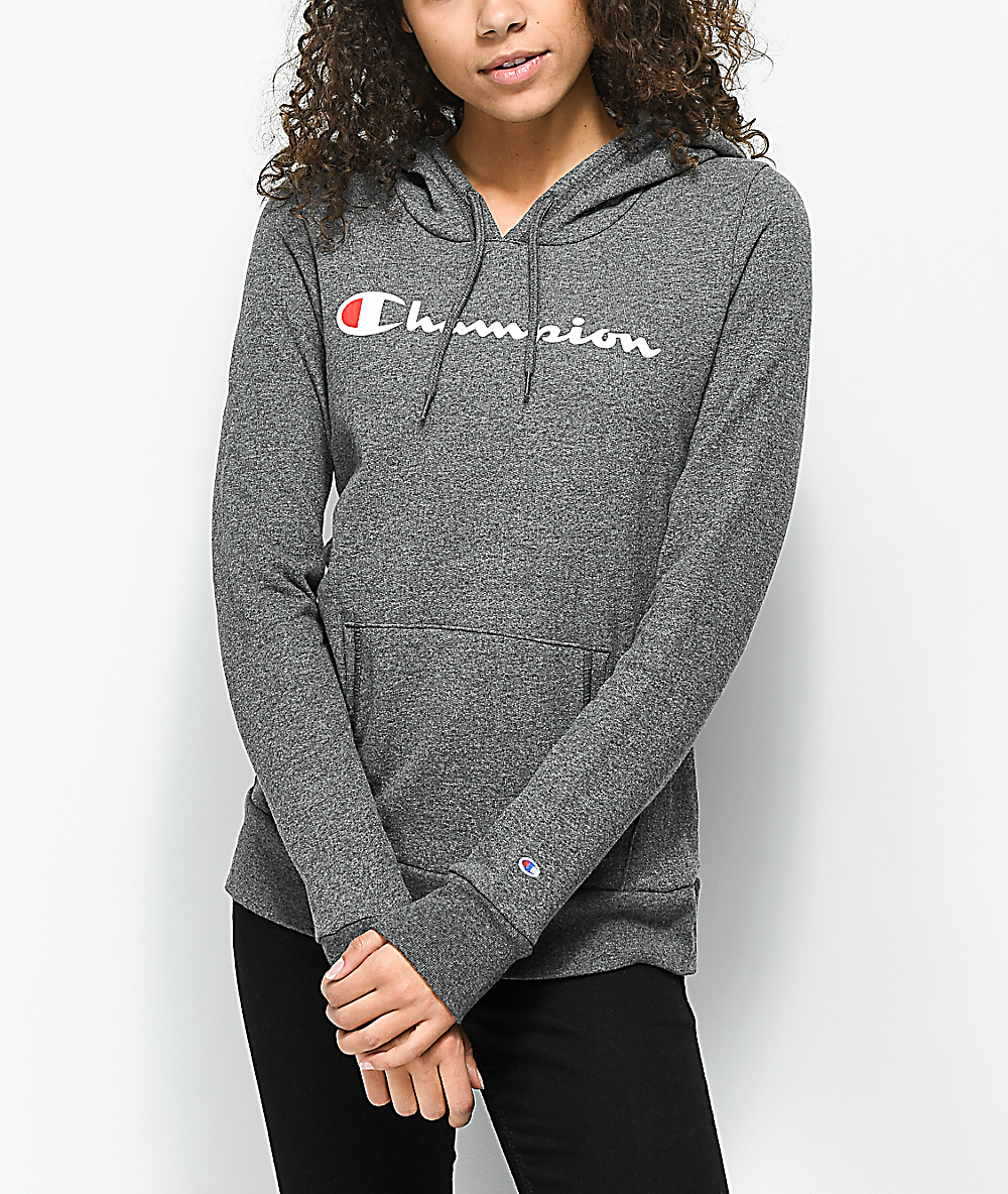 champion charcoal hoodie