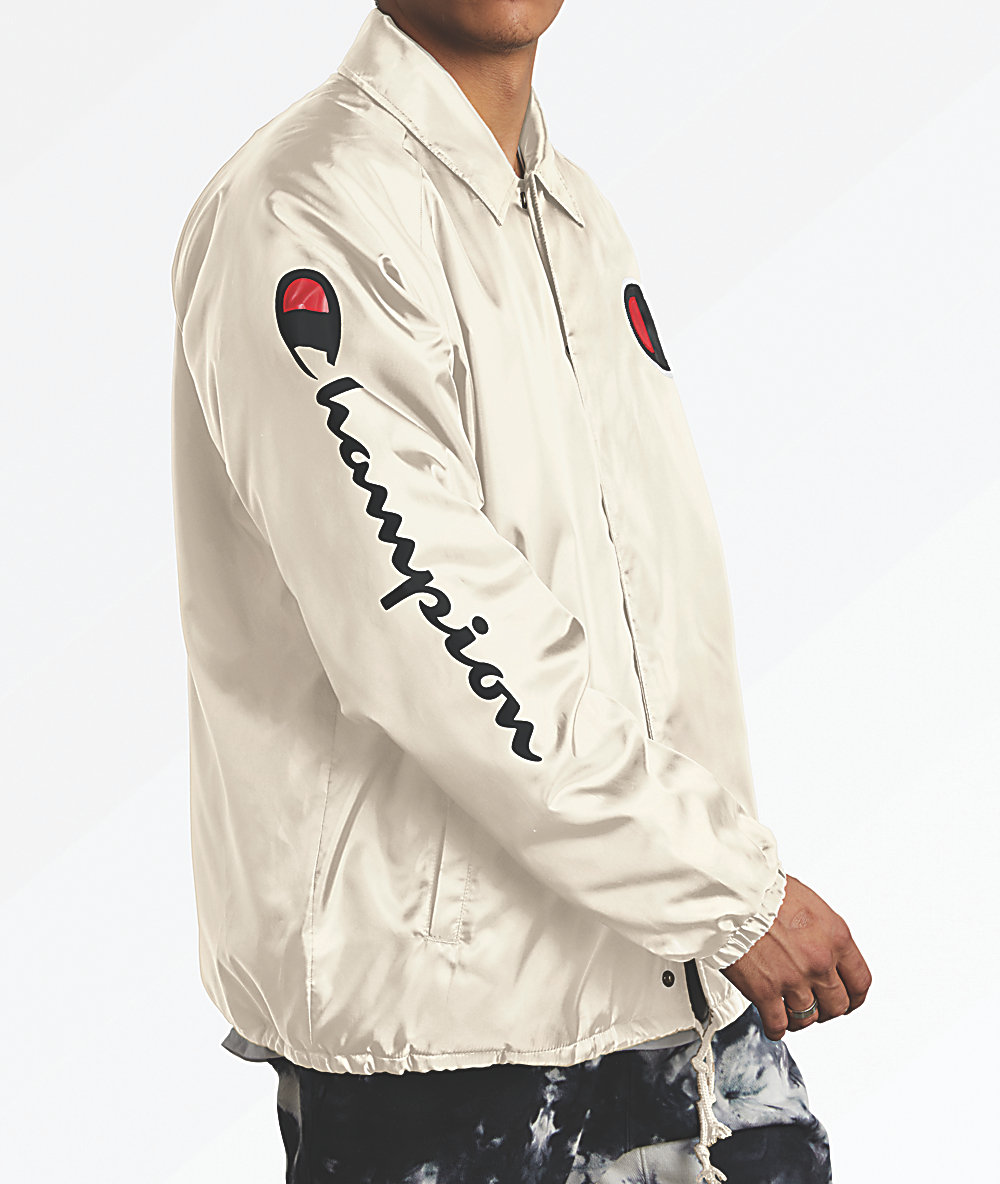 lined coaches jacket